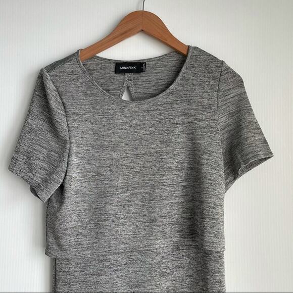 MINKPINK Revolution layered overlay t-shirt dress - Picture 3 of 8